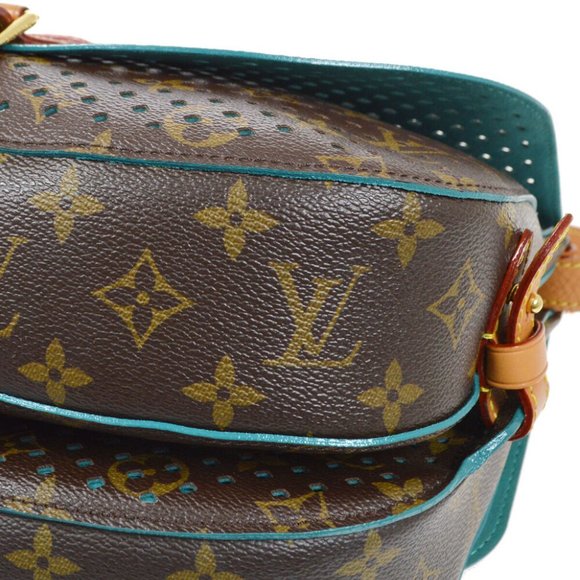 AUTHENTIC LOUIS VUITTON SAUMUR 30 SHOULDER BAG MONOGRAM PERFORATED - Picture 4 of 8